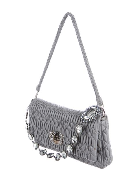 miu miu handbag matelasse|Miu crystal matelassé shoulder bag .